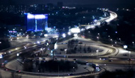 Открыть видео Панорамный вид на Москву